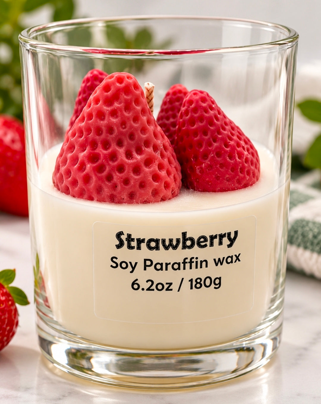 Strawberry Candle