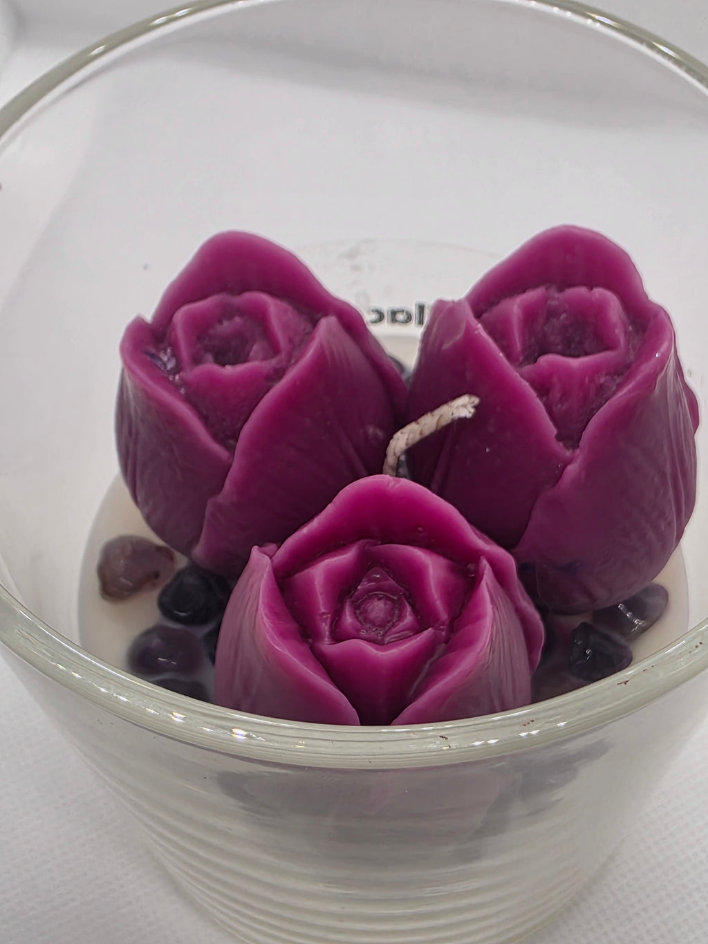 Lilac Floral Candle