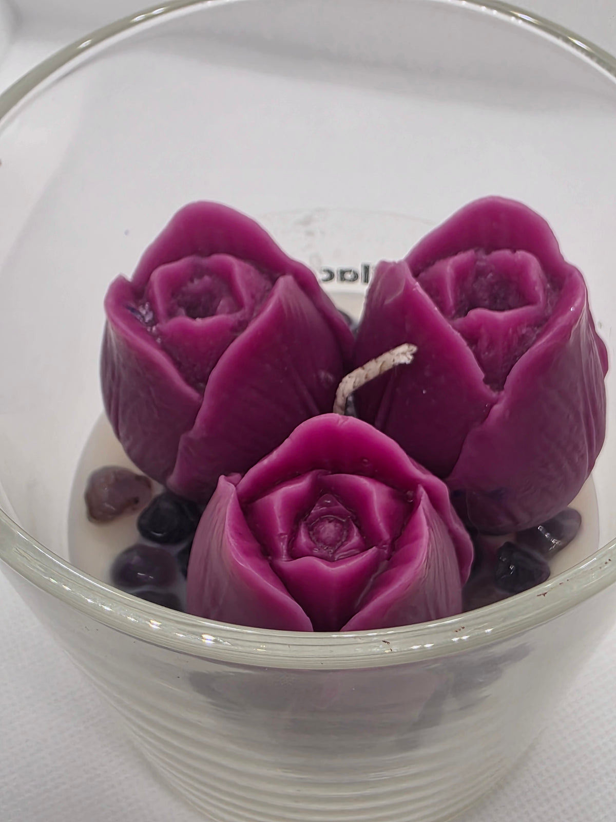 Lilac Floral Candle