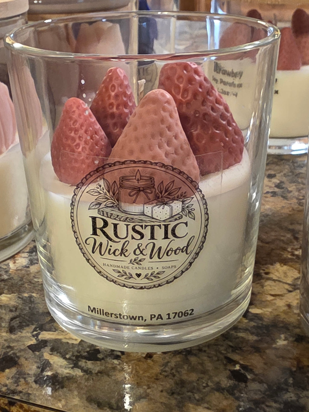 Strawberry Candle