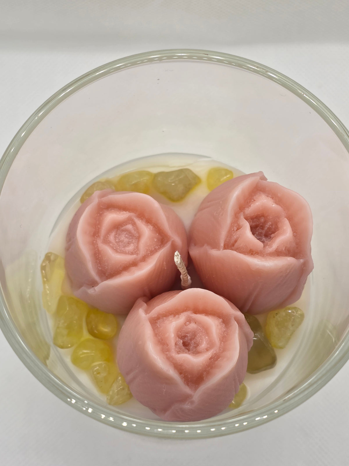 Lilac Floral Candle