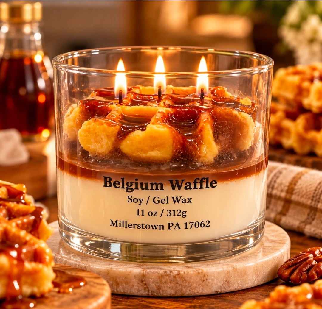 Belgium Waffle 3 Wick Candle